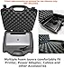 OFFICEFORCE Mobile Printer Hard Travel Case w/ Dense Foam to Carry HP Officejet 100 ( CN551A ) or 200 ( CZ993A )Wireless Printer , Charger , USB Cable , Ink Cartridge and Accessories