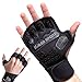 Weight Lifting Gloves - Wrist Wrap Support - Strong Grip - Crossfit, Wod, Gym Workout, Cross Training, Pull up, Bodybuilding, Powerlifting, Calisthenic, Weightlifting, Gymnastic - Men & Women - Medium