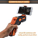 Aabir AR Gun – Target Games Augmented Reality, Safe and Novelty Toys for Adults Kids Boys Girls Teens Controller Suitable for All Phones iPhone Models, Samsung Galaxy Series and Other Androids