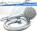 Vida Alegría H5+ Handheld Shower Head; with Steel Hose, Holder, 5 Sprays; 2.5 gpm (Chrome)