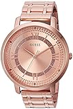 GUESS Women's Stainless Steel Glitz Casual Watch, Color: Rose Gold (Model: U0933L3)