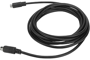 Xiuganpo Mini Din 9PIN Cable, Excellent Electrical Conductivity Plug and Play 9 Pin Male to 9 Pin Male Audio Input Cable for 