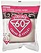 Hario V60 Paper Coffee Filter, Size 01, White, 100ct