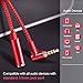 CableCreation 3.5mm Audio Extension Cable, 10FT TRRS 4-Conductors Angle Male to Female Audio Stereo Cord with Silver-Plating Copper Compatible with iPhones,Tablets, Beats, PS4 Headset &More
