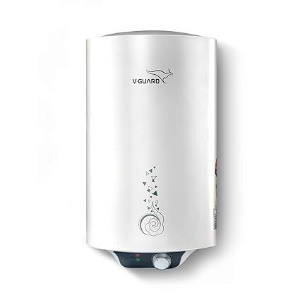 V-Guard Water Heater Victo 15 litres - Free Pan India Installation with Inlet and Outlet Pipes