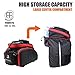 SAVADECK Bike Rack Bag, Bike Trunk Bag MultiFunction Waterproof Cycling Road Bicycle Pannier Rack Rear Trunk Carrier Commuter Bagthumb 2