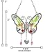 Sisters Butterfly Sun Catcher - Dried Flowers and Sister Charm - 4 1/4