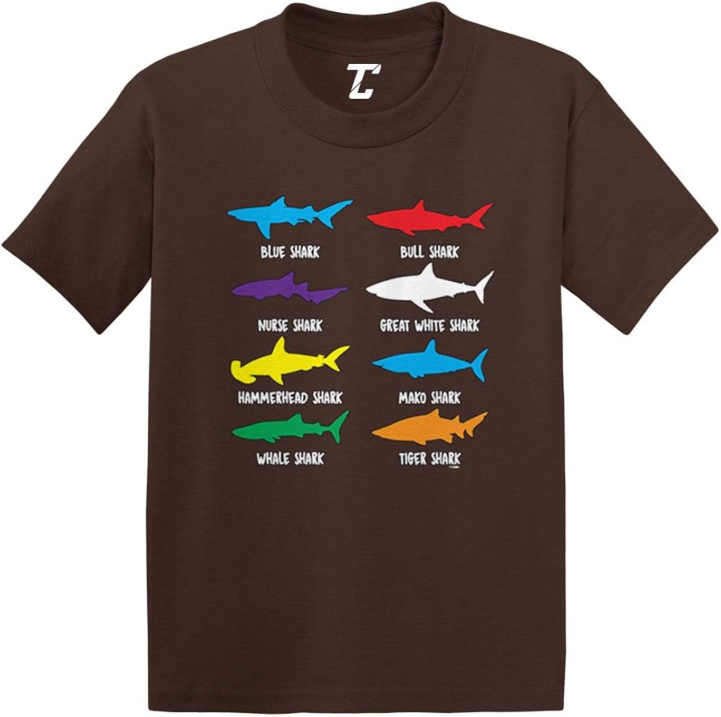 Types of Sharks - Great White Infant/Toddler Cotton Jersey T-Shirt