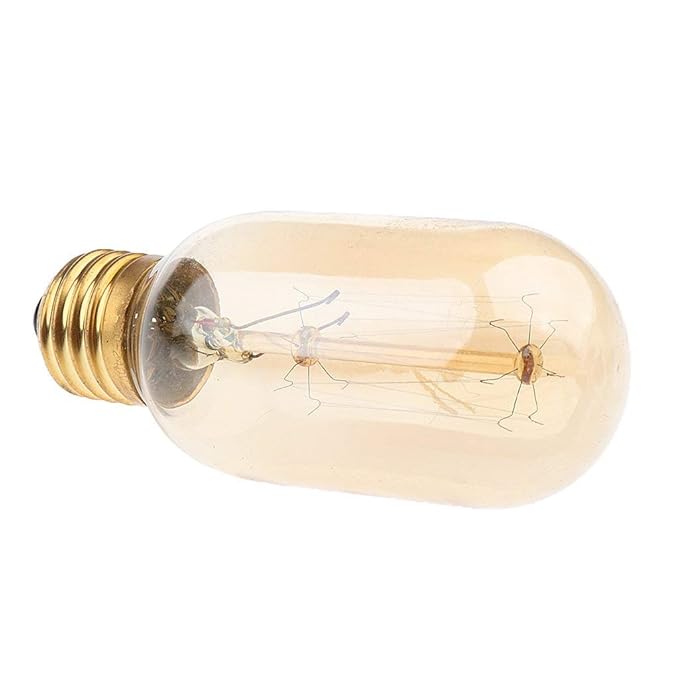 Edison Tungsten Filament Vintage Antique Light Bulb E27 T45