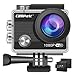 Campark ACT68 Action Camera Waterproof Camera WiFi 4K & FHD 1080P Underwater Video Cam with Mounting Accessories Kit Compatible with go pro