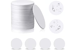 BOUTI1583 50 PCS NFC Tags NTAG215 NFC Round Cards, 25mm (1 inch) 504 Bytes Memory Blank PVC Coin NFC Cards, Compatible with TagMo Amiibo and All NFC Enabled Mobile Phones & Devices