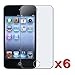 Anti-Glare Screen LCD Film for iPod touch 4G (6 Pack)