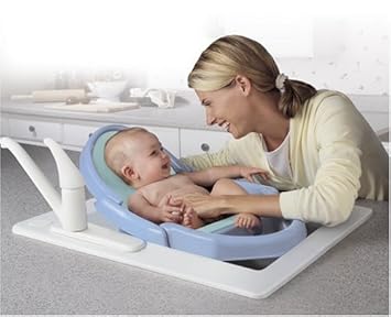 Safety 1st Space Saver Fold Up Bath Tub Blue