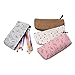 eBoot Canvas Pen Pencil Case Stationery Pouch Bag Case Cosmetic Bags, Set of 4
