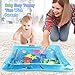HISTOYE Tummy Time Water Mat for Babies Leakproof PVC Premium Inflatable Baby Water Mat Toys for Infants Toddlers Baby BPA Free Early Development Baby Activity Play Centers