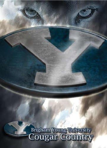 BYU Cougars Cougar Country 24x18 Football Poster Authentic Team Spirit Store Product