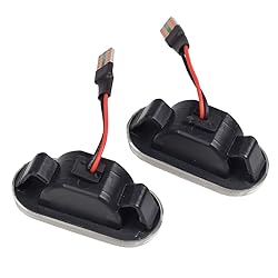 2pcs Dynamic LED Side Marker Lights 12V Flowing