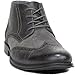 alpine swiss Geneva Men's Ankle Boots Brogue Wing Tip Dress Shoes Gray 11 M US