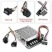 Motor Speed Controller, DC10V-55V PWM Brushed DC Motor Speed Controller Adjustable Driver CW CCW Reversible Switch with Digit Display