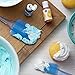 Wilton Easy-Flex Cake, Set of 6-Silicone Spatulas, 6-piece, Blue