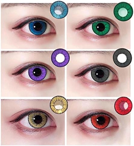 1PC Large Diameter Eyes Contact Cosmetic Colored Contact Lenses Makeup Eyeshadow