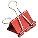 JAM Paper® Binder Clips - Medium (1 1/4 inch / 32 mm) - Red - 15 Clips per Pack