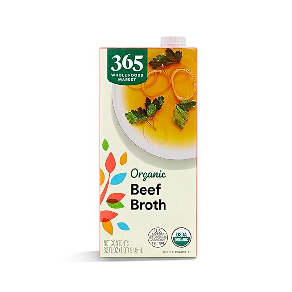 365 BY WHOLE FOODS MARKET, ORGANIC BEEF BROTH,...