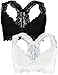 2 Pack Caramel Cantina Lined Lace Racerback Bralette