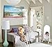 Beach Themed Wall Art Canvas Artwork Decor for Bedroom Living Room Home Office Decoration Seascape Picture With Frames