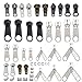 YaHoGa Zipper Repair Kit Zipper Replacement for Clothing Bags Outdoor Tents Coats Jeans Jackets Purses Luggage Backpacks