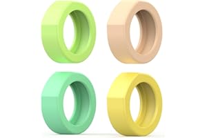 CAROFAFA Ring Protector Silicone Ring Cover Compatible with Oura Ring Protector, Elastic Case for Oura Ring Gen 3 Working Out (Heritage Compatible, Multiple Colors, S)