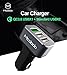 MCDODO Smart Car Charger with Quick Charge 3.0 Multi Safe Protection 3-Ports Fast Rapid USB Charger Adapter for Galaxy, S7/S6/S6 Edge,Apple iphone 7/7plus, LG G5,Nexus 6P/5X HTC, Samsung (Gold/Black)