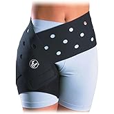 Cramer Groin Hip Spica Support For Groin Strain, Groin Sprain, Hip Replacement, Sporting & Hip Flexor Injuries, Sciatica Nerve Ache Relief, Adjustable Neoprene Compression Wrap, Injury Recovery, Black