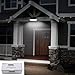Licwshi 800 Lumens  Solar Light 48 LED Waterproof Outdoor Aluminum Alloy Housing, Radar Motion Sensor Light for Step, Garden, Yard, Deck -white light( 2017 new Version - 1 Pack)