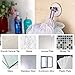 [4 Pack] Adhesive Towel Hooks, EMISK 304 Stainless Steel Robe Hook Hanger, Waterproof Wall Hooks Holder for Bathroom Kitchen and Bedroom