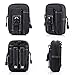 liangdongshop Tactical Molle EDC Utility Gadget Pouch Compact Multipurpose Belt Waist Hip Bag with Cell Phone Holster Holder(Without Strap-Black)