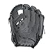 WILSON 6-4-3 Pedroia Fit Infield Baseball Glove, Black/Coal/White, 11-Inch, Right Hand Throw