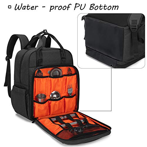 CURMIO Cocktail Shaker Set Tasche, Aufbewahrungstasche für Bartender Sets, Tragetasche für Barkeeper Set, Reisetasche… – Bild 5