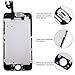 for iPhone 6(4.7”) Screen Replacement Black– Corepair Full Assembly Retina LCD Display Touch Digitizer with Front Camera, Earpiece, Proximity Sensor, Screen Protector, Repair Tools(iPhone 6 Black)