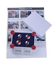 Kit de montaje para teléfono móvil, soporte magnético para coche (2 imanes + 2 bolas)