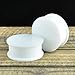 1 Pair White Soft Silicone Flexible Ear Plugs Gauges