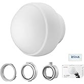 Godox ML-CD15 Diffusion Dome Kit, Silicone Flash Diffuser with 3 Adapters Compatible for Godox V1 AD100 Pro AD200 Pro AD300 P