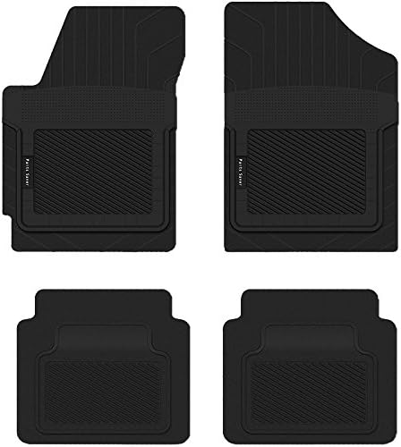 PantsSaver Custom Fits Car Floor Mats for Subaru WRX STI 2016,Front & 2nd Seat Heavy Duty Floor Mat (4PC), All Weather Protection for Vehicle,Black