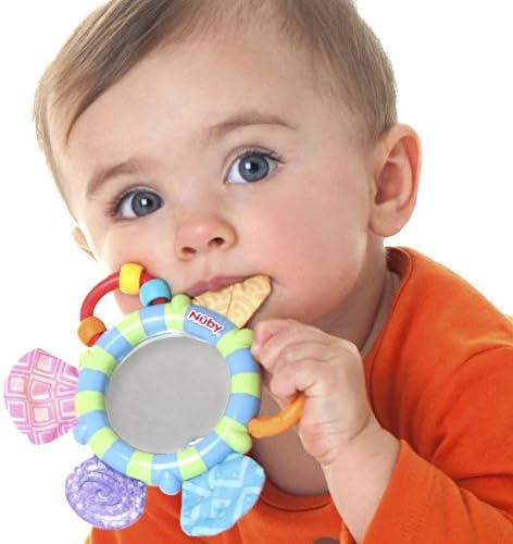 Nuby Look-At-Me Mirror Teether Toy 