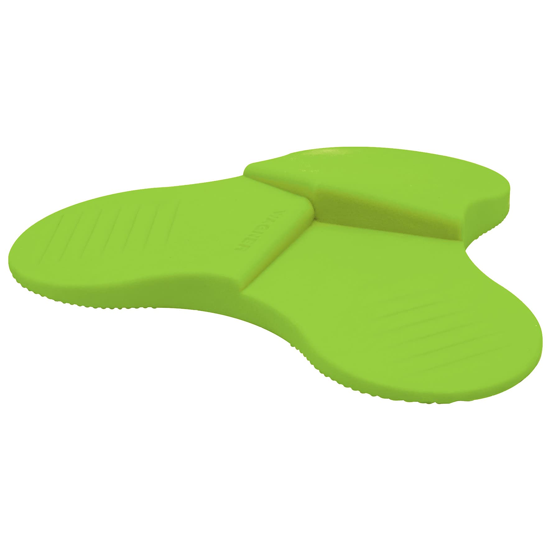 Wagner Door Wedge/Doorstop 3STOP Color - Ø 108 x 19 mm, Green Design Wedge Made of high Class Synthetics, to be Pushed Underneath Doors, with 3 Different Wedge Heights - 15698601