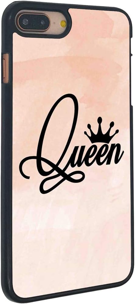 iPhone 8 Plus Case,BOSLIVE Quotes Queen Background Design Hard Plastic Cover Anti-Scratch Protective Phone Case Compatible iPhone 8 Plus 5.5"
