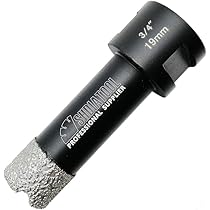 BRSCHNITT 125mm Diamond Core Drill Bit - 5/8-11 Thread For Porcelain Tile, Ceramic, Marble, Granite Drilling