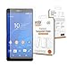 Orzly - XPERIA Z3+ Premium Tempered Glass 0.24mm Protective Screen Guard - Oleophopbic Screen Protector For SONY XPERIA Z3 PLUS SmartPhone (2015 Model - Z4 in Japan)