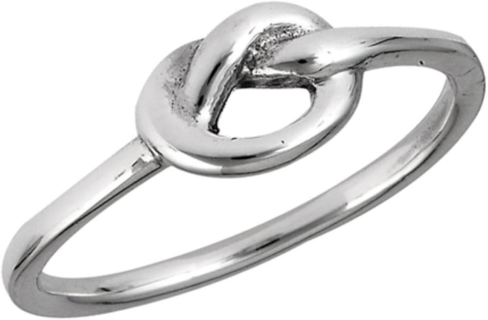 Sterling Silver Knot Ring Size 9 Amazon.co.uk Jewellery