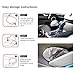 Car Sun Shade (3 Pack), Seresroad Car Window Shade for Baby Dog Car Seat Windshield Sun Shade with Fabric Static Cling Theory